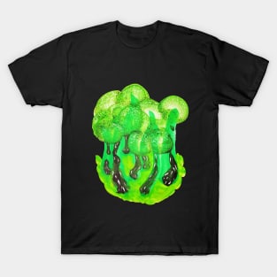 Green Forest Abstract T-Shirt